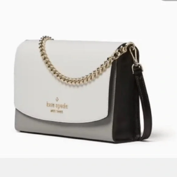 New York Carson Crossbody Handbag Med Nimbus Grey by Kate Spade - Picture 4 of 7
